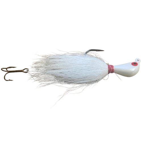 Mission Tackle Lake Trout Bucktail Jig 3/4 oz / White Mission Tackle Lake Trout Bucktail Jig 3/4 oz / White