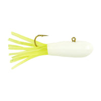 Berkley PowerBait Pre-Rigged Atomic Tubes 1/16 oz / White Chartreuse