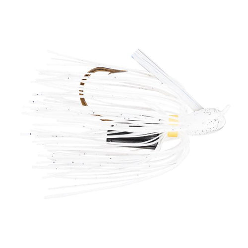 Strike King Denny Brauer Rattlin Pro-Model Jig 3/8 oz / Pro-White Strike King Denny Brauer Rattlin Pro-Model Jig 3/8 oz / Pro-White