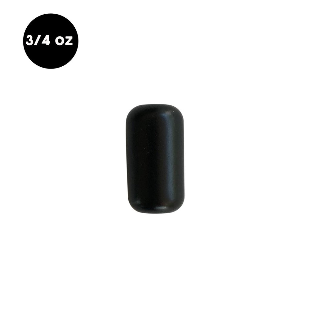 WOO! Tungsten Carolina Rig Barrel Weights - Painted 3/4 oz / Black