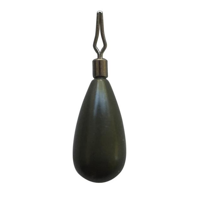 WOO! Tungsten Drop Shot Weight - Tear Drop - 1/4 oz / Green Pumpkin