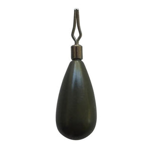 WOO! Tungsten Unpainted Tear Drop Closed Eye Drop Shot Weight