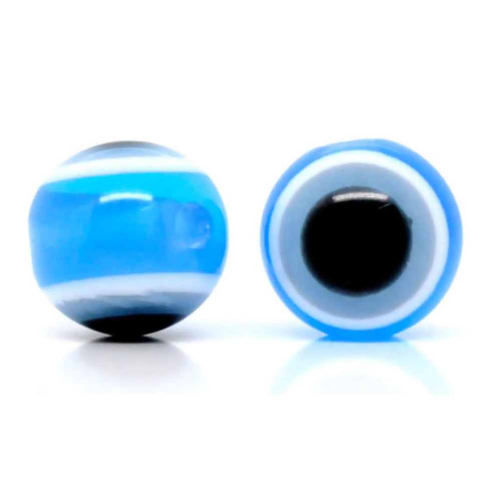 WOO! Tungsten Flipping Beads 15 Pack Blue Eyeball