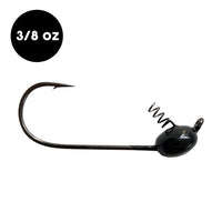 WOO! Tungsten Shakey Head Jig 3/8 oz / Black