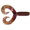 Yamamoto Double Tail Grub 5" / Cinnamon Black/Purple Flake