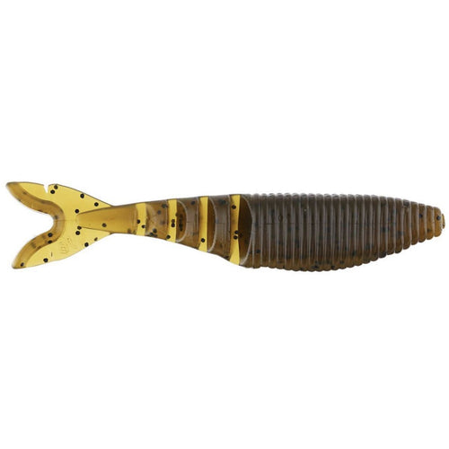 Yamamoto Zako Swimbait Green Pumpkin Black Flake; 4 in.