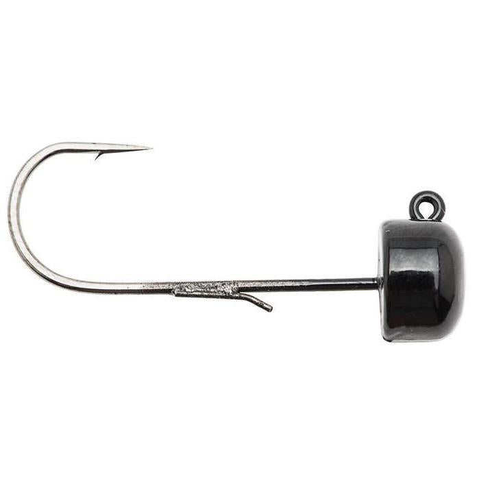 Z-man Finesse Shroomz Hooks, Black, 1/10 oz - 5 pack