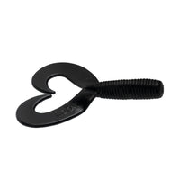 Zoom Fat Albert Twin Tail Grub Black / 3 1/2"