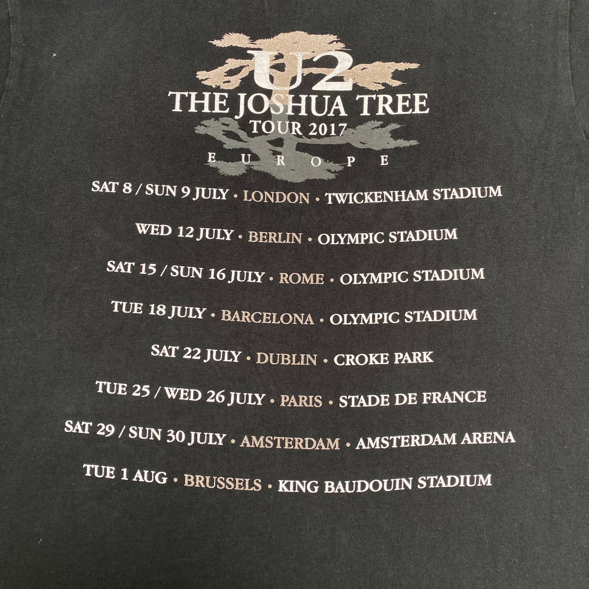 u2 the joshua tree tour 2017 july 1