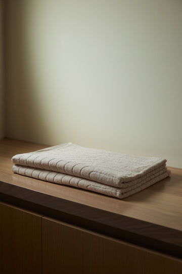 Shop BAINA, BETHELL Organic Cotton Bath Towel, Sage + Chalk · BAINA, Official Online Store