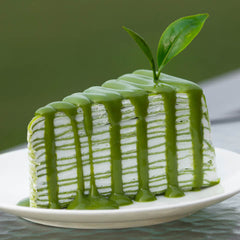 matcha crepe cake