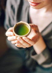 tea color of green tea
