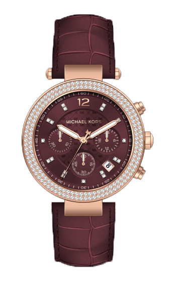 Michael Kors Parker Chronograph Red Watch - Vervejewellers