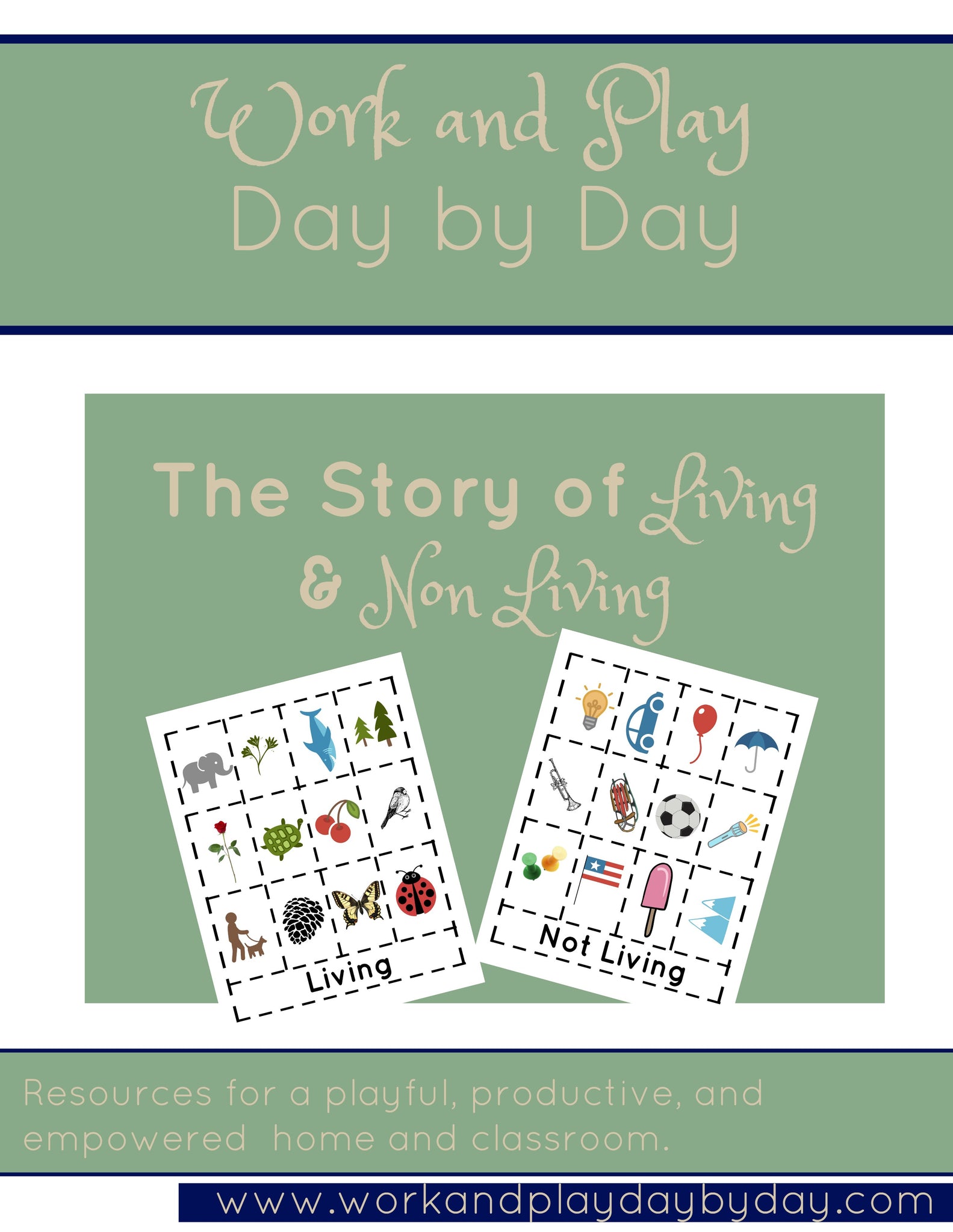 Montessori Stories of Science: The Story of Living & Non Living Matter