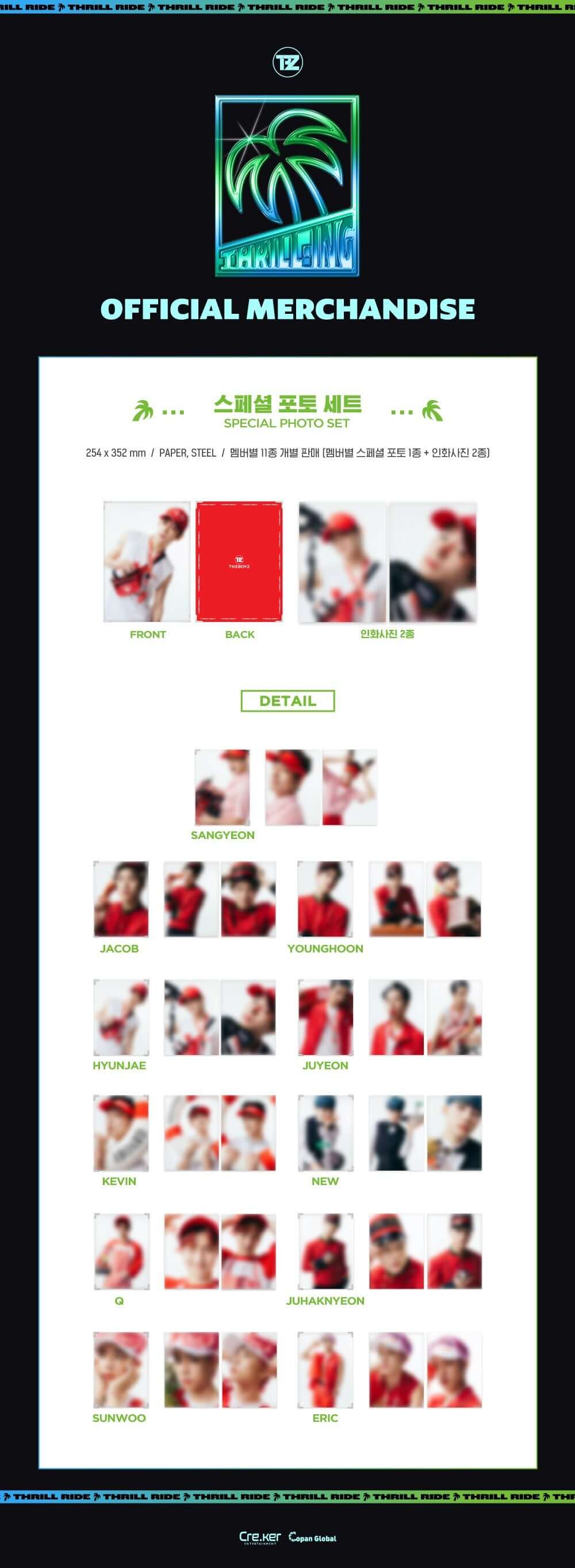 THE BOYZ [2021 THRILL-ING] Special Photo Set