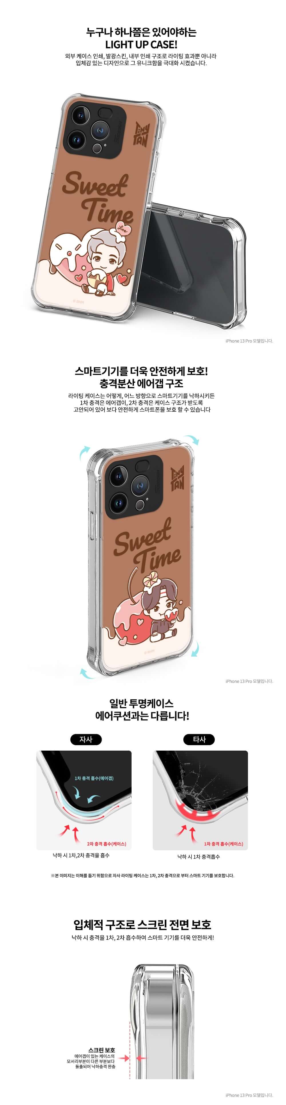 TinyTAN SWEET TIME Light Up Case