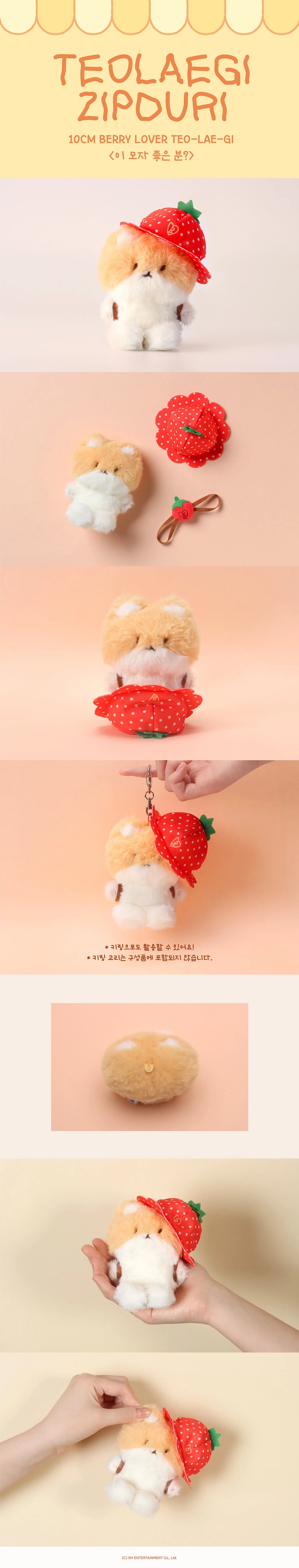 BAEKHYUN [Character MD] 10cm Berry Lover Teolaegi (Who likes this hat?)