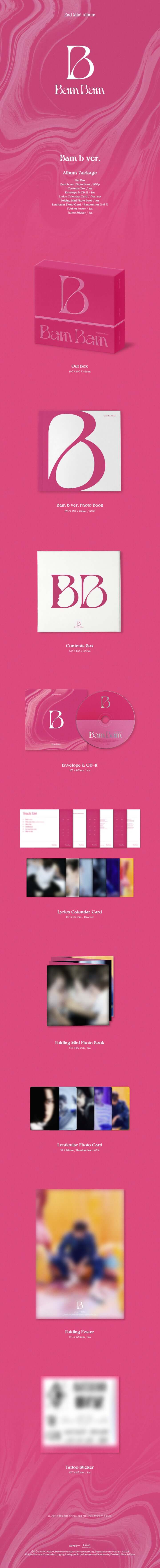 BAMBAM - B (2nd Mini Album)