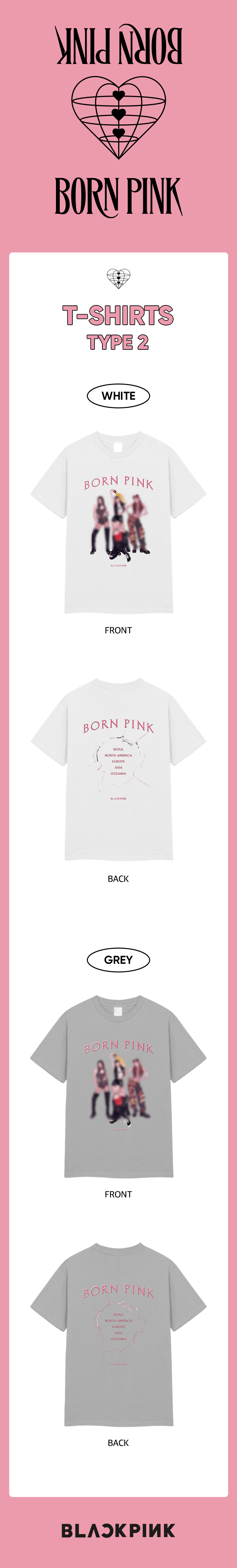 BLACKPINK [BPTOUR] ツアーTシャツ (Type 2)