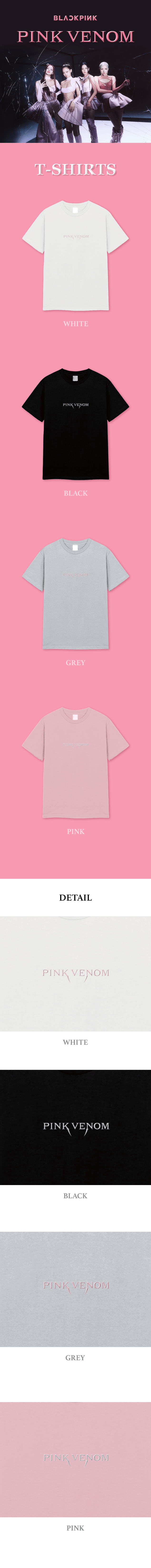 Camisetas Blackpink [Pink Venom]