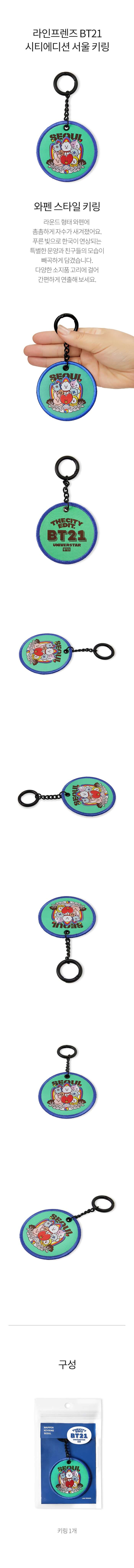 BT21 City Edition Seoul Keyring