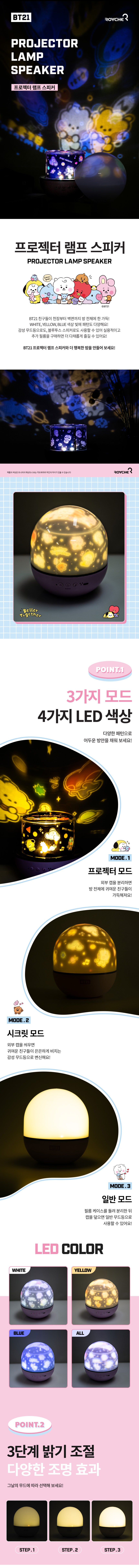 BT21 Projector Lamp Speaker