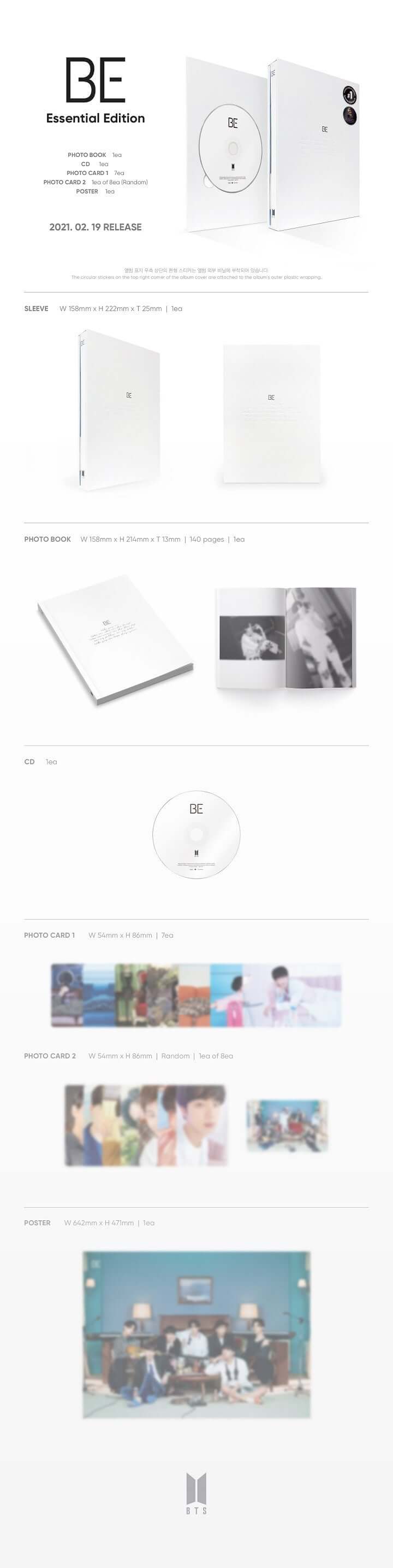 BTS - BE (Essential Edition)