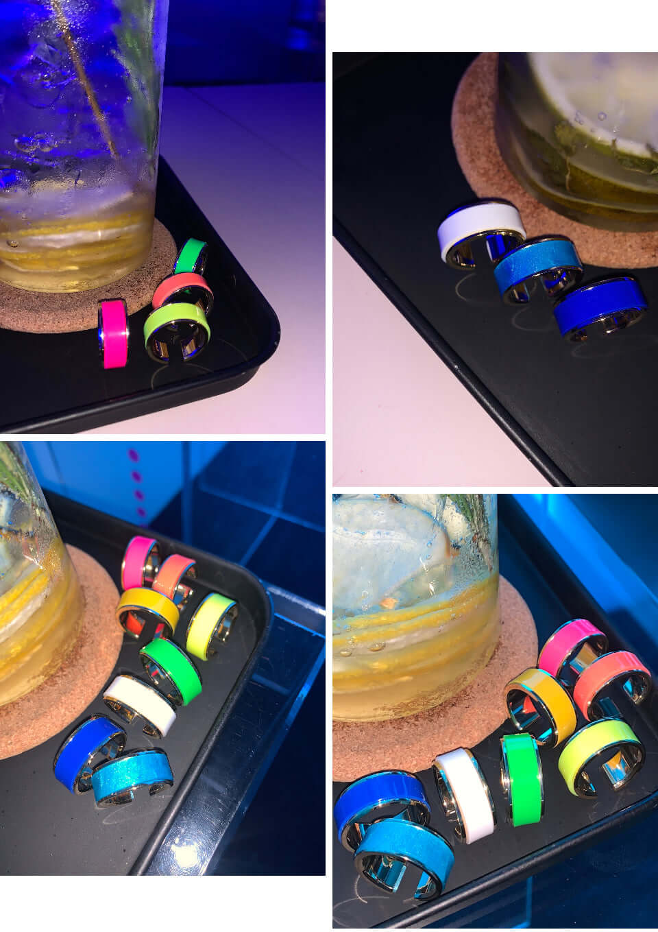 (BTS Wears!) Rainbow Color Neon Ring