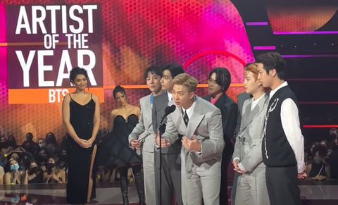 BTS Ganador del discurso en American Music Awards