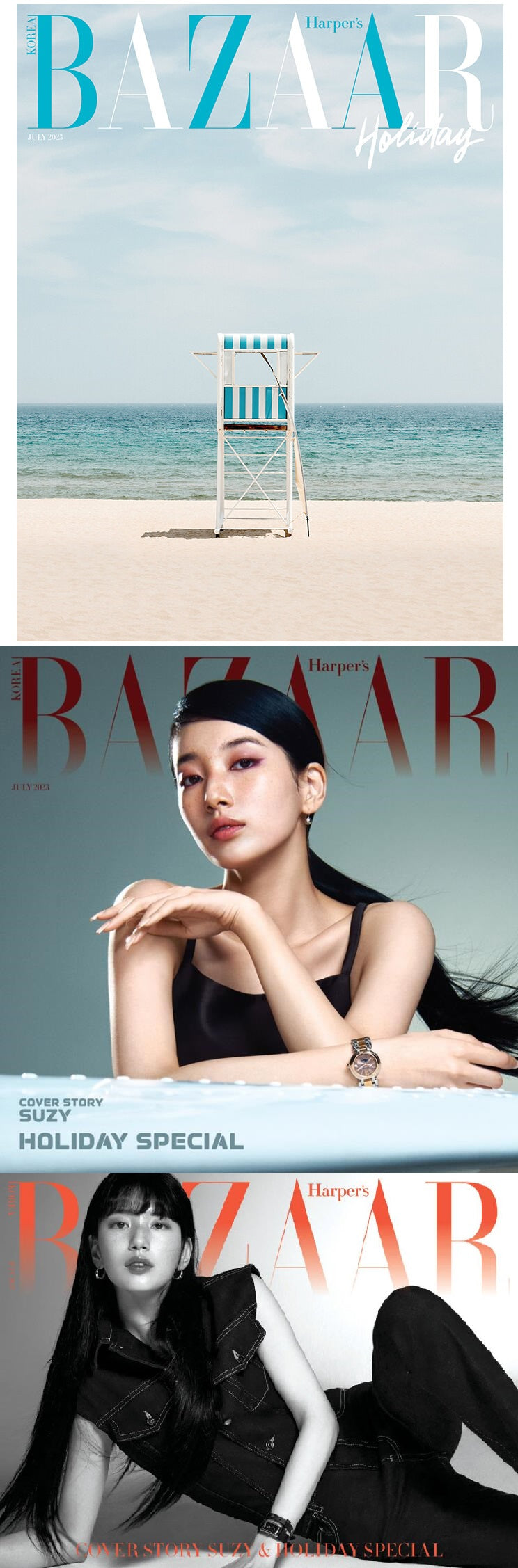Bazaar Korea Juli 2023 (Cover: Suzy) Zufällig