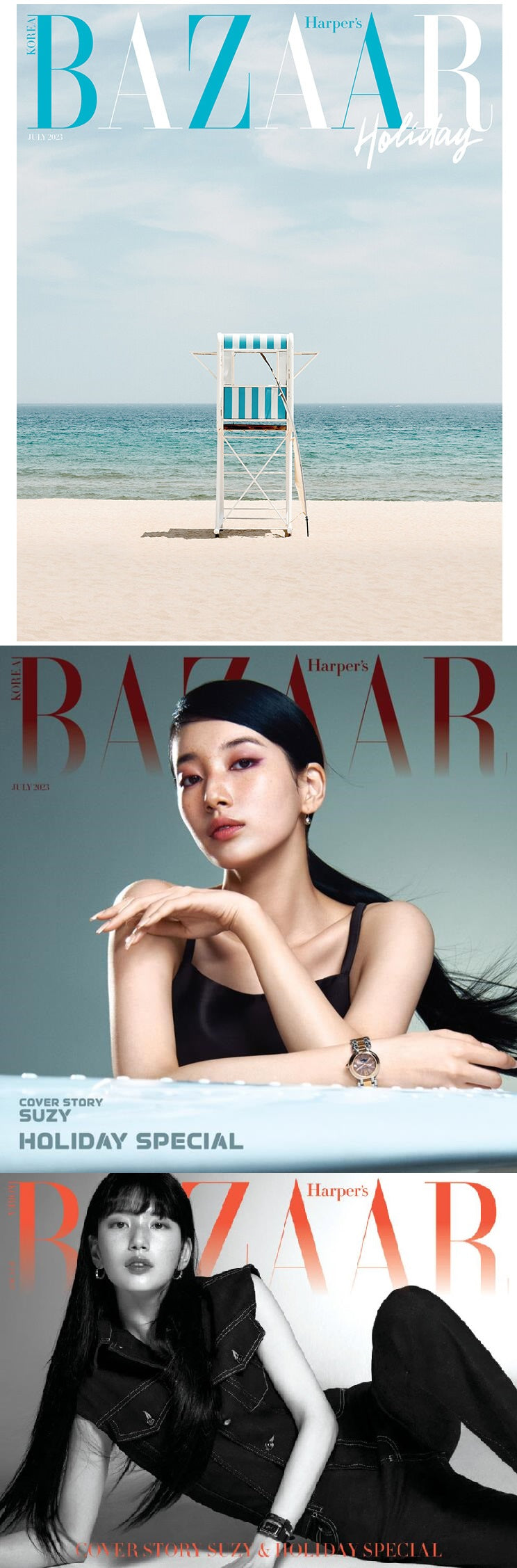 Bazaar Korea July 2023 (Cover: Suzy) Random