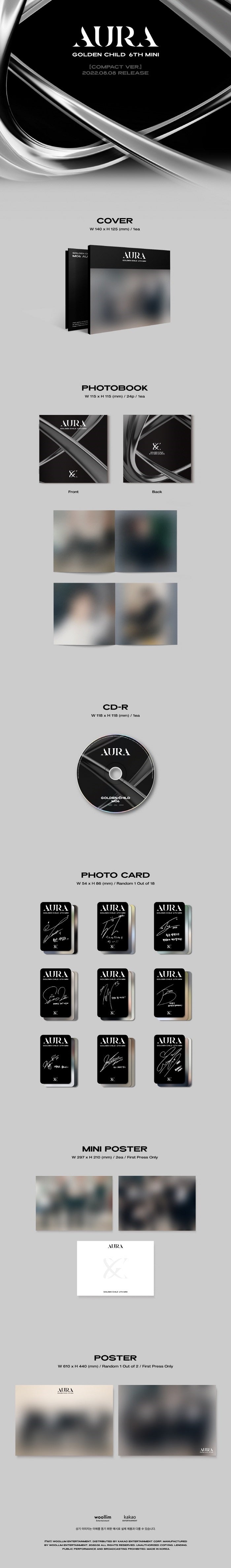 Golden Child - Aura (sexto mini álbum) Compact Ver.
