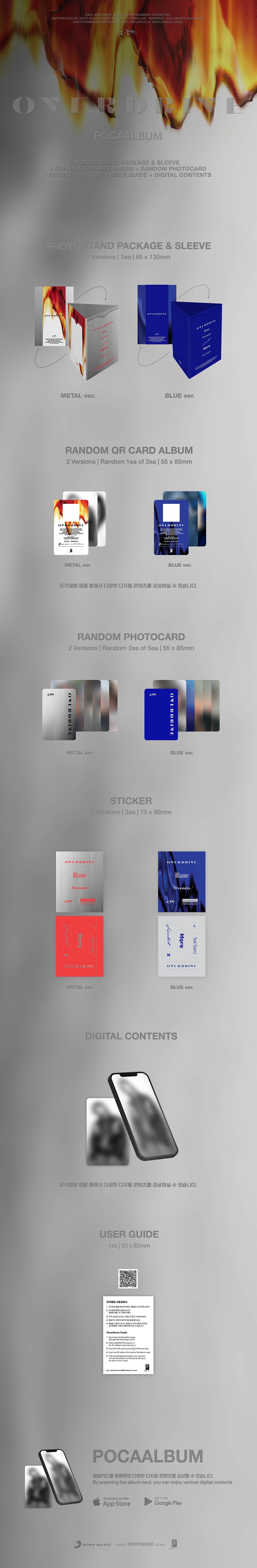 IM (MONSTA X) - OVERDRIVE (2ème EP Album) Poca Album 2-SET