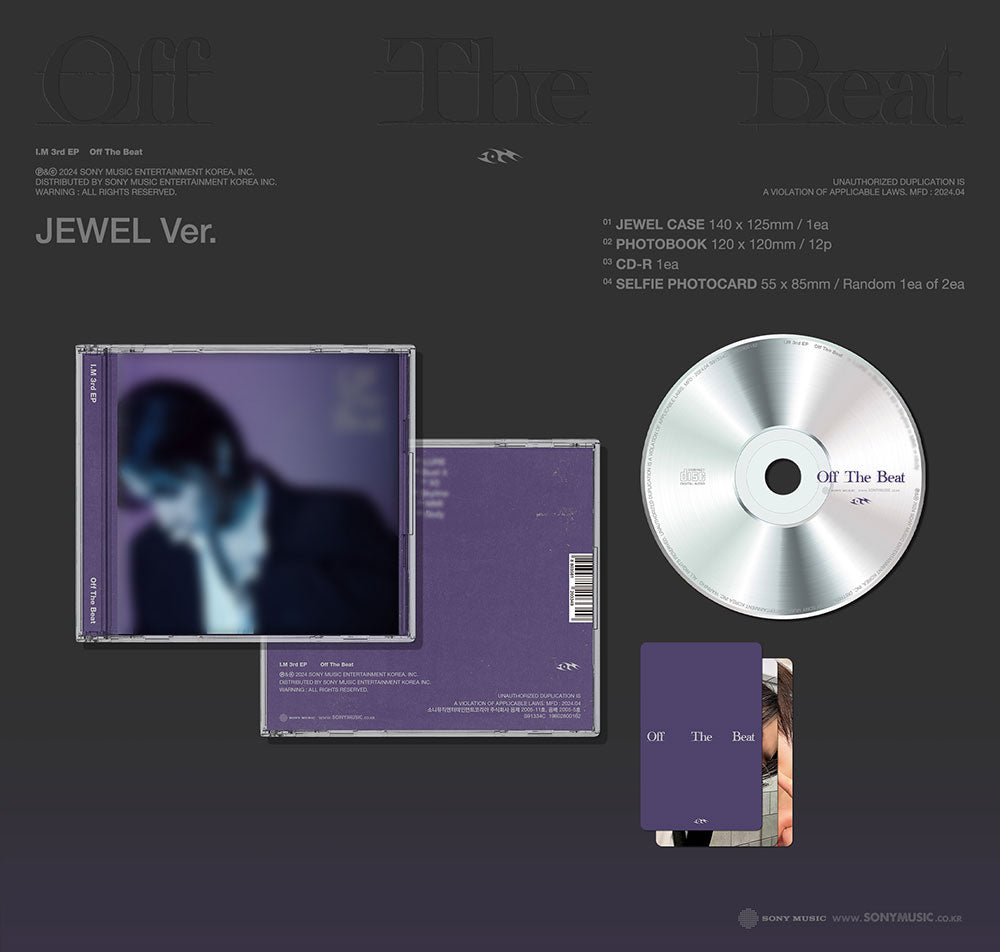 I.M (MONSTA X) - Off The Beat (3rd EP) AlbumsI.M (MONSTA X) - Off The Beat (3rd EP) Albums