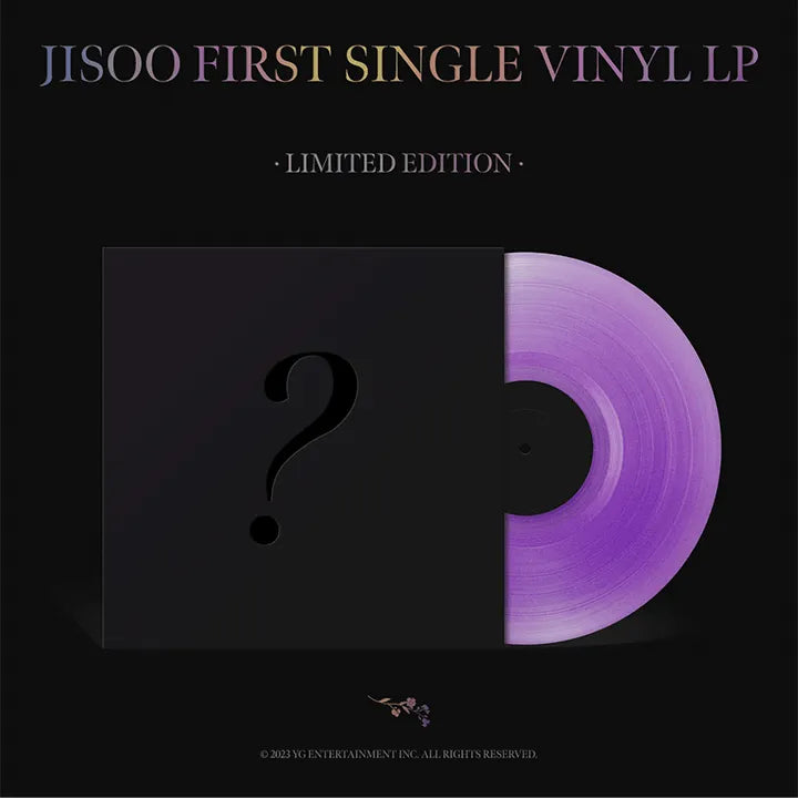 JISOO (BLACKPINK) - ファーストシングルアルバム (アナログLP) 限定版