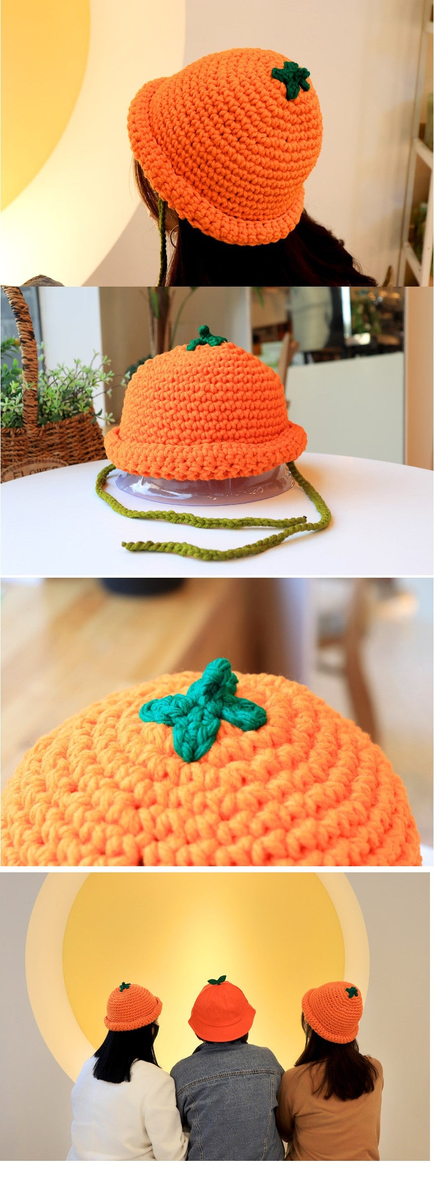 Jeju Knitted Tangerine Hat