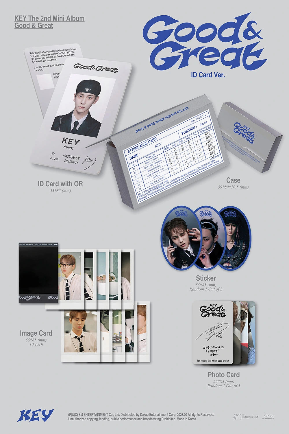 KEY (SHINee) - Good & Great (2nd Mini Album) QR Ver. Smart Album