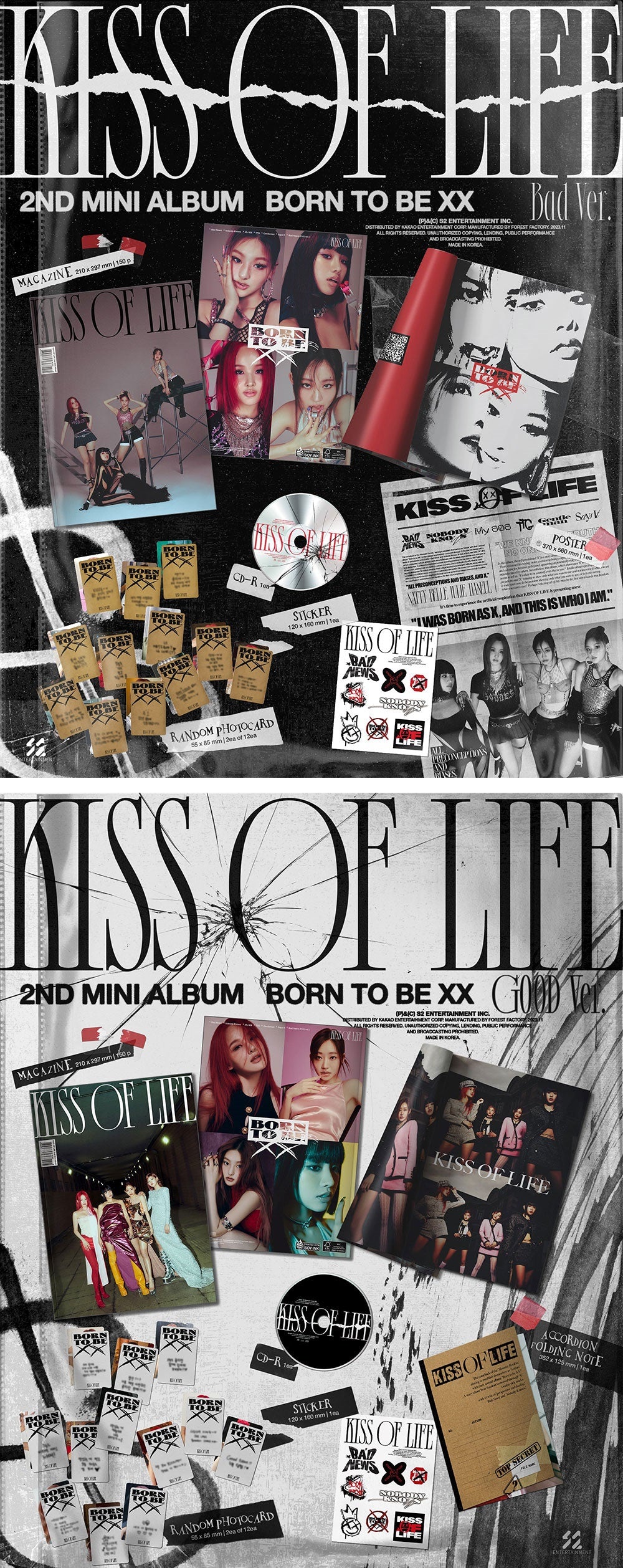 KISS OF LIFE - Born to be XX (2nd Mini Album)
