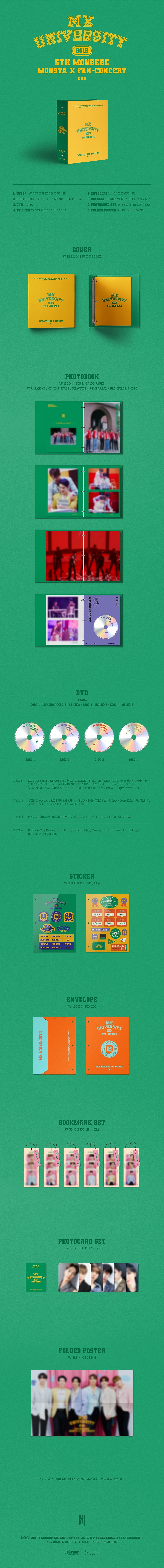 MONSTA X 2021 FAN-CON <MX UNIVERSITY> DVD