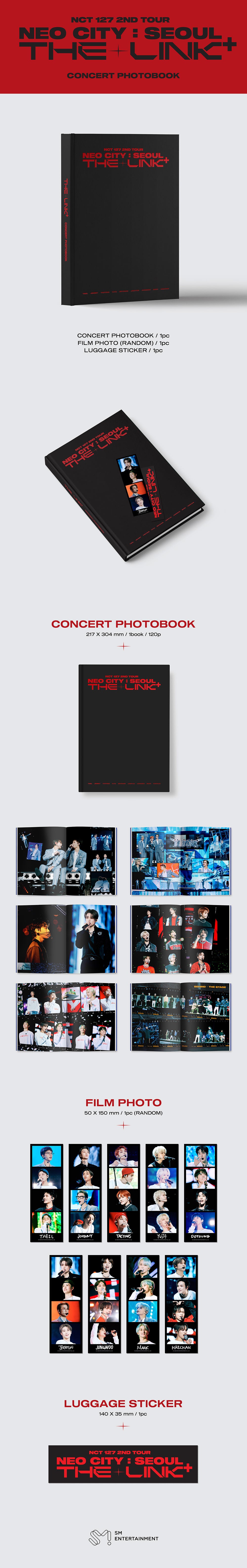 NCT 127 - 2ND TOUR [NEO CITY SEOUL - THE LINK] CONCERT PHOTO BOOK