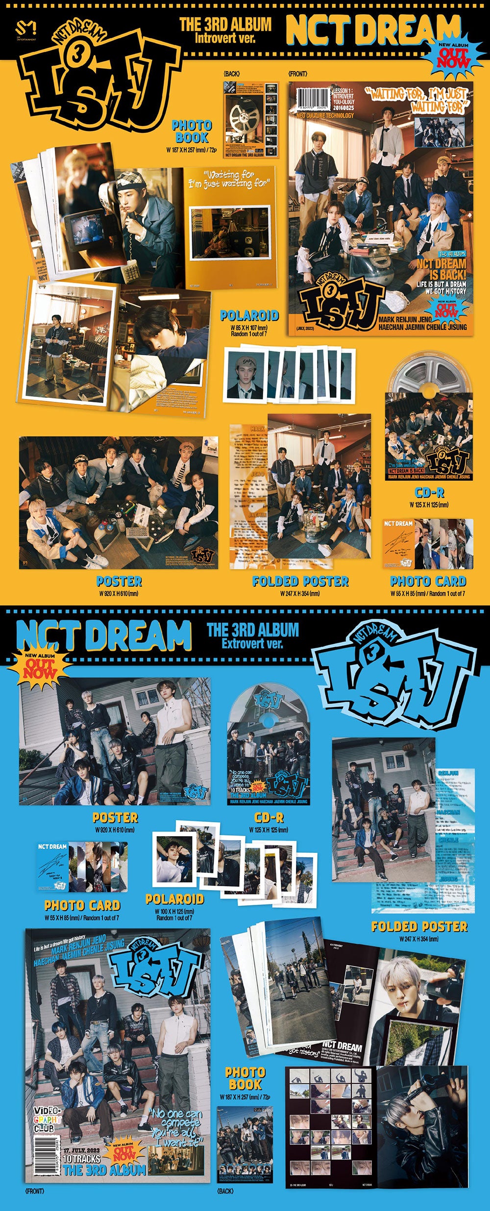 NCT DREAM - ISTJ (3rd Album) Photobook Ver. 2-SET