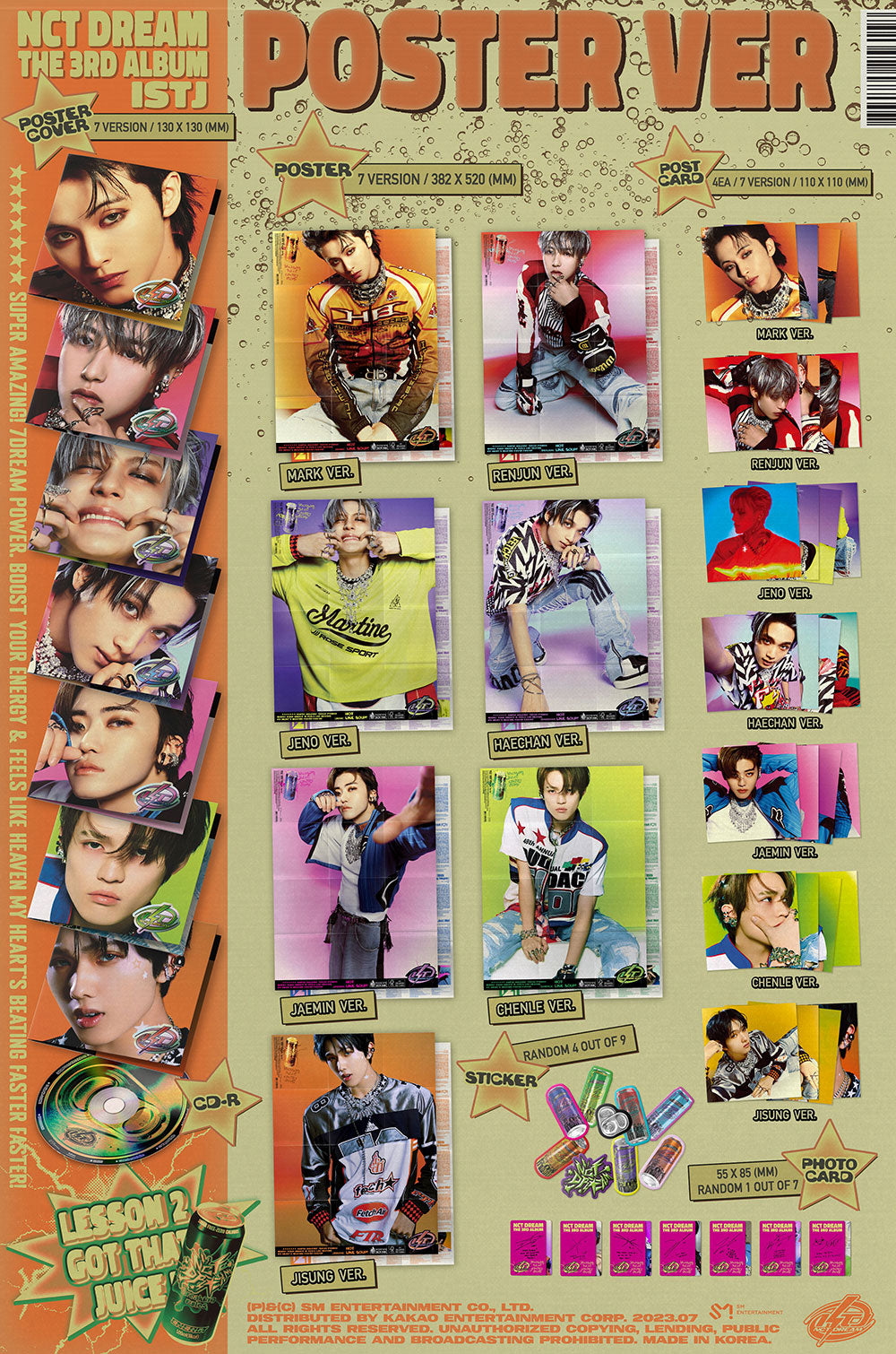 NCT DREAM - ISTJ (3rd Album) Poster Ver.