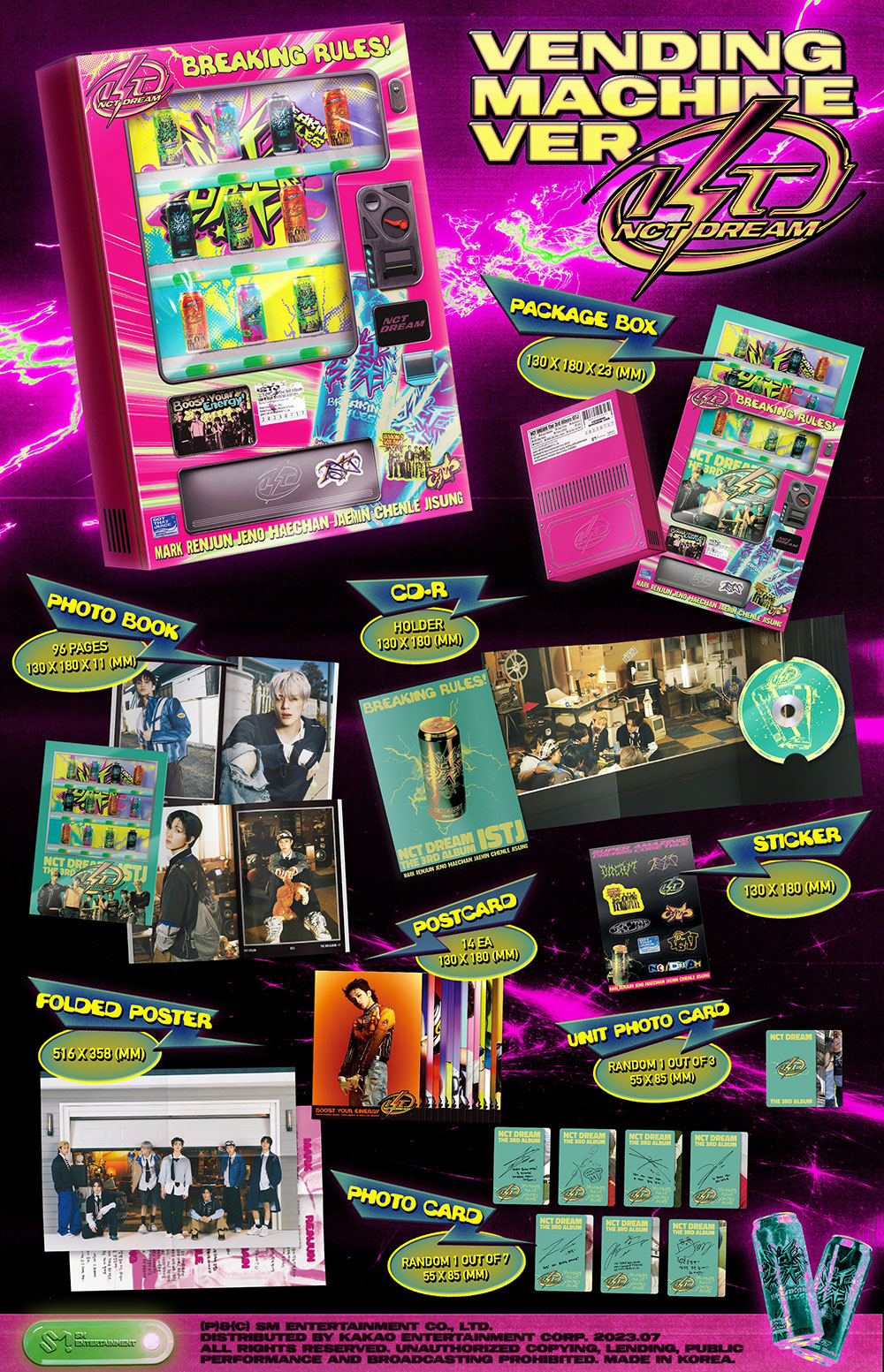 NCT DREAM - ISTJ (3rd Album) Vending Machine Ver.