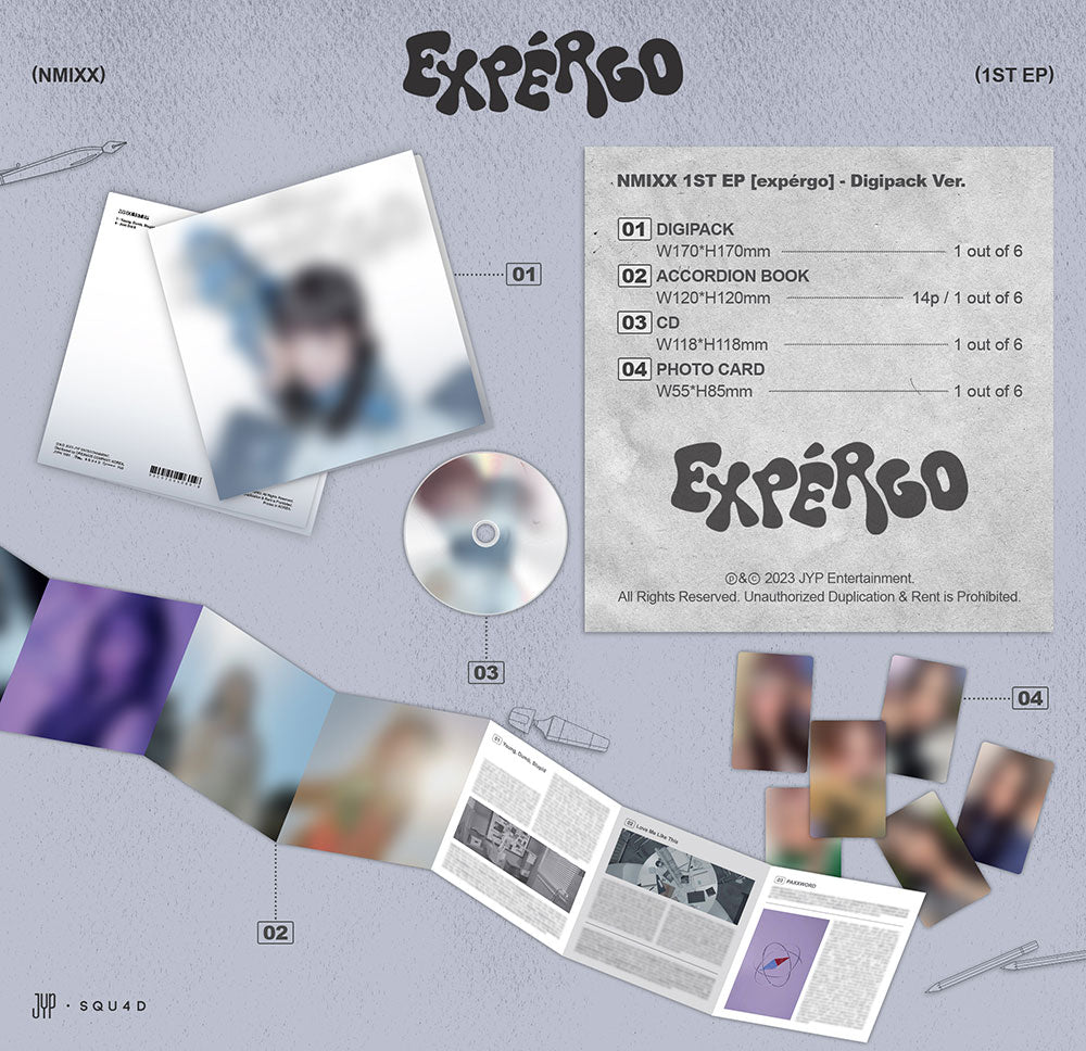 NMIXX - expérgo (1st EP) デジパック Ver.