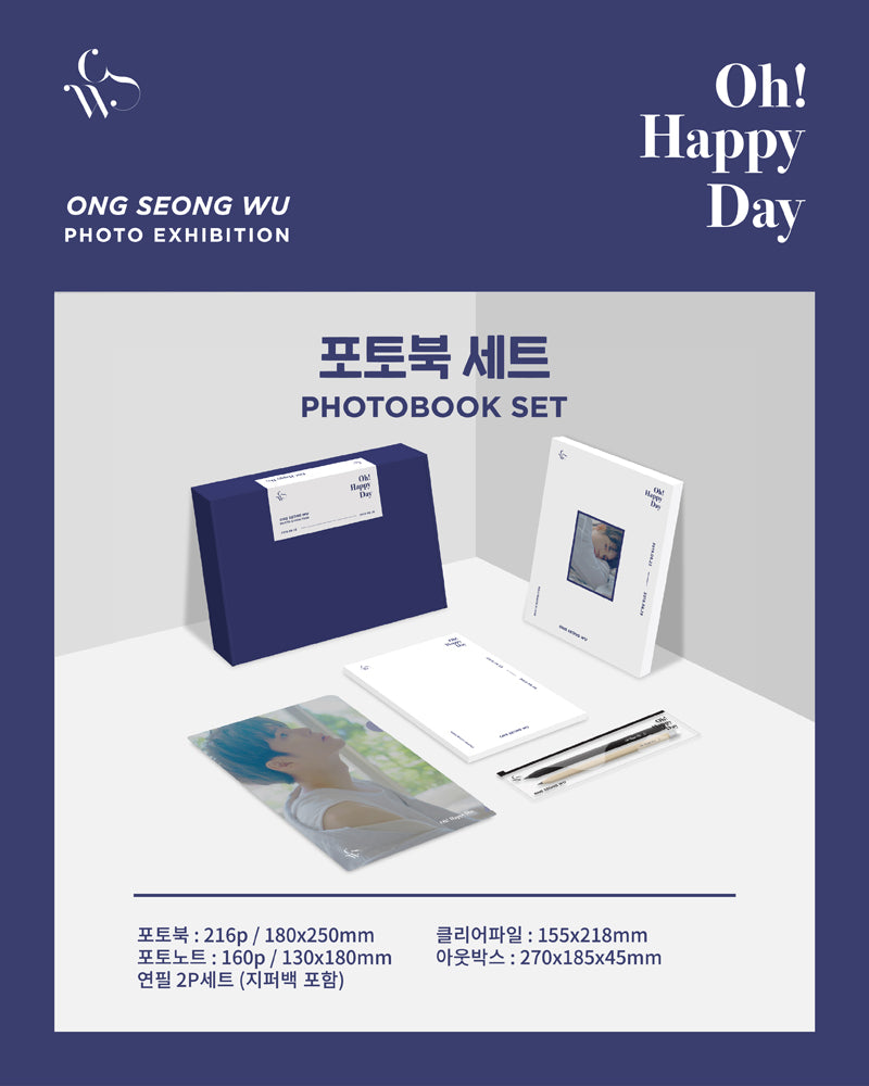 ONG SEONG WU – Oh! Happy Day-Fotobuch-Set