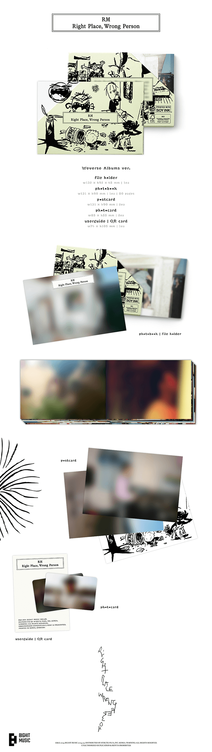 RM - Right Place, Wrong Person (2nd Album) Albums