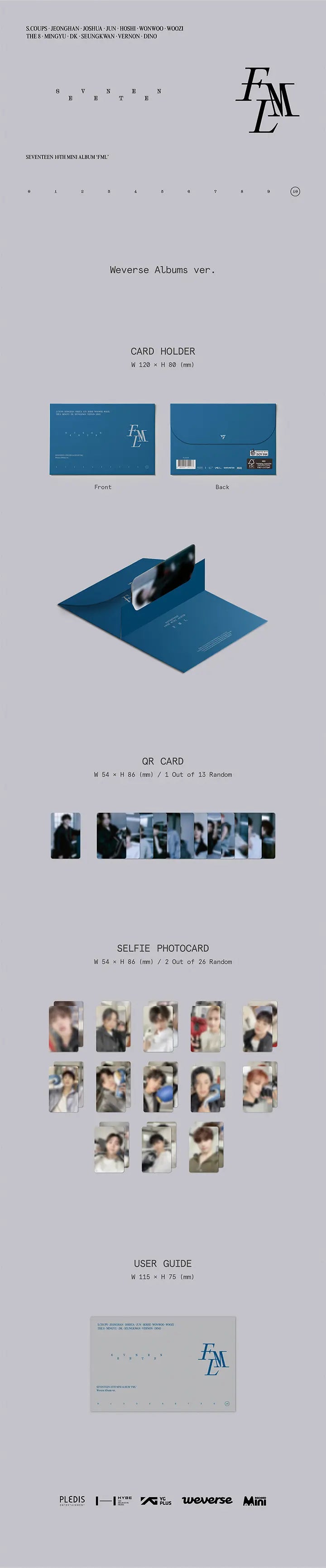 SEVENTEEN - FML (10th Mini Album) Weverse Album Ver.