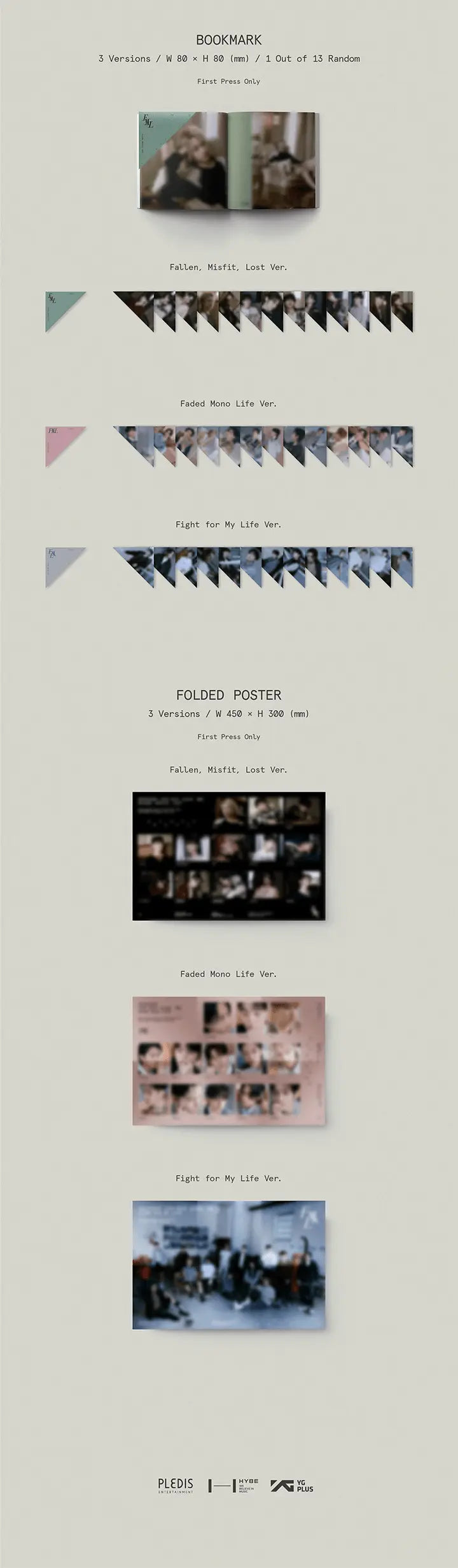 SEVENTEEN - FML (10th Mini Album) 3-SET