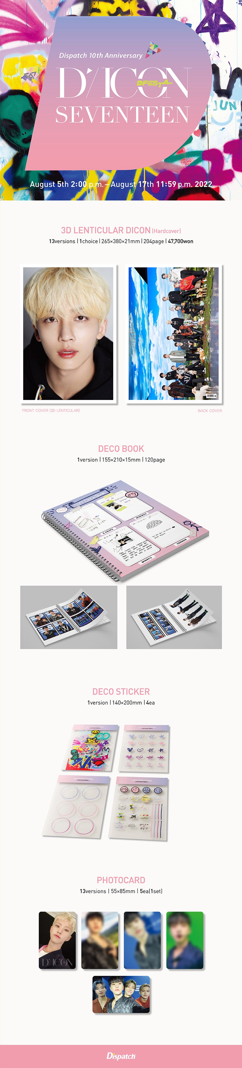 SEVENTEEN [D'Festa] 3D Lenticular DICON