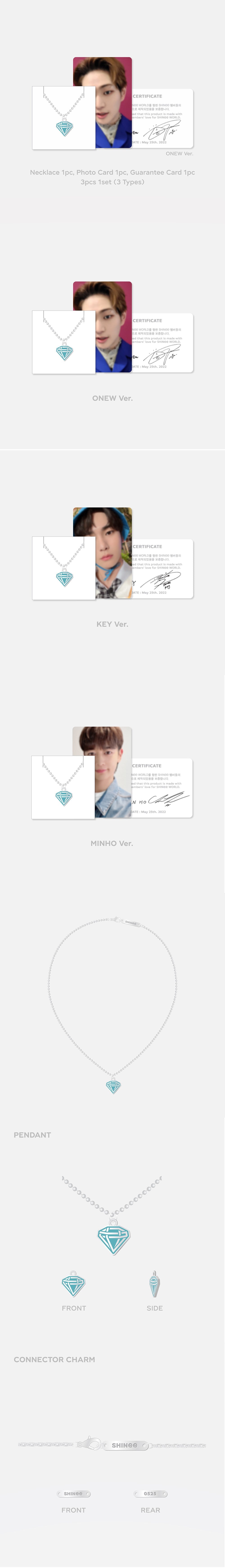 SHINee [14th Anniversary] Necklace Set